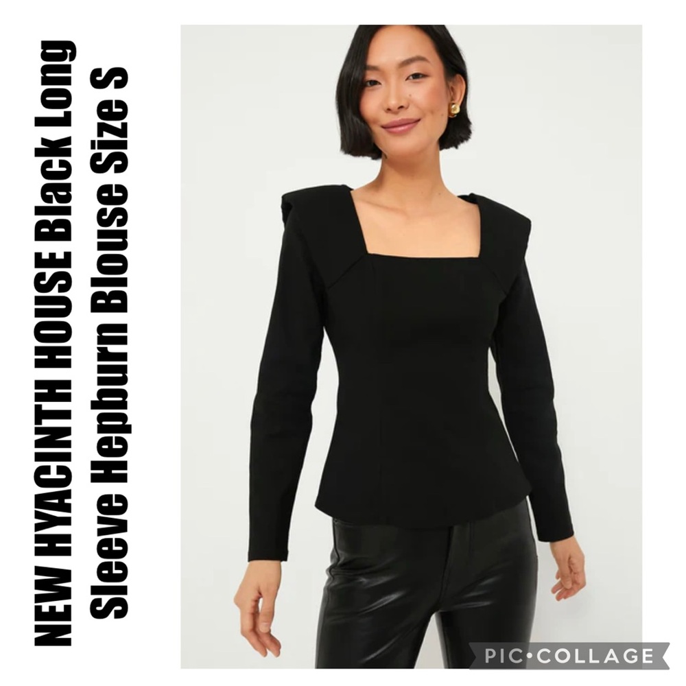 Tuckernuck Black Long Sleeve Blouse